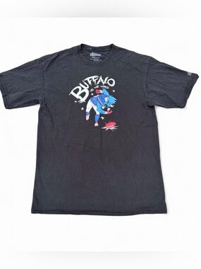 Buffalo Bills men’s Sz. XL/Tall faded black cotton t-shirt